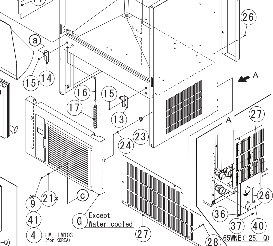 картинка Деталировка для Hoshizaki all type IM-65NE, IM-65WNE от магазина Одежда+