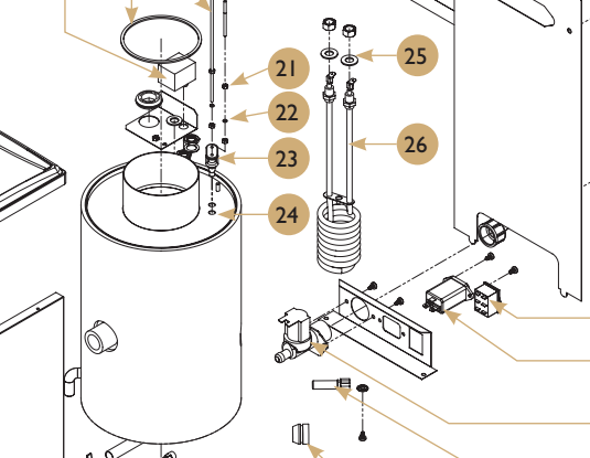 картинка Деталировка для BHS CoffeeQueen CQ HVA от магазина Одежда+