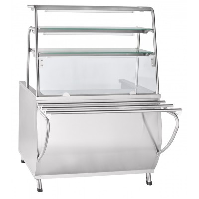 картинка Мармит 2-х блюд ЭМК-70Т-01 паровой (3 полки,  подсветка,с гастроемкостями, 1500 мм) от магазина Одежда+