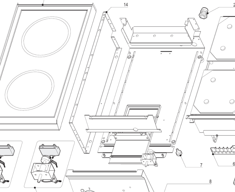 картинка Деталировка для Tecnoinox  PIN 70E7 от магазина Одежда+