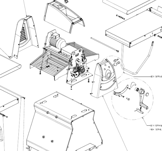 картинка Деталировка раскатки Flamic SF500_1000 от магазина Одежда+
