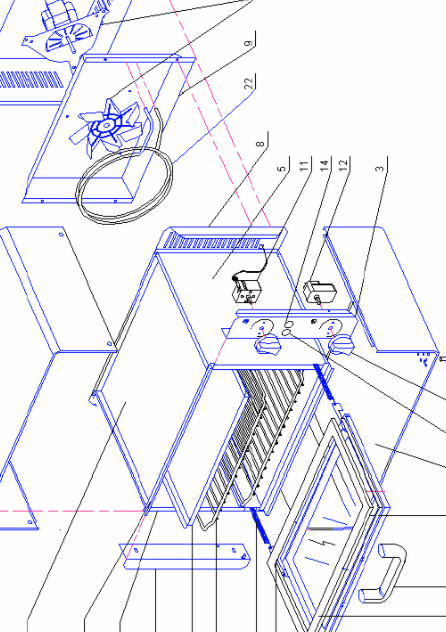 картинка Деталировка печки Roller Grill FC34 от магазина Одежда+