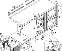 картинка Деталировка для прилавка-витрины Angelo-Po 6MA2A от магазина Одежда+