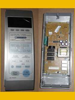 картинка СВЧ Панель управления в сборе с платой (6870W1A402A / 6871W1S402) для микроволновой печи LG (MC-7642ES) (4781W1M393L) от магазина Одежда+