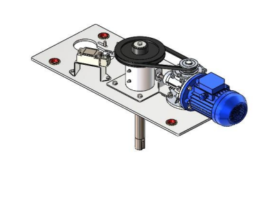 картинка ПОДЪЕМНАЯ ПЛИТА В КОМПЛЕКТЕ С КОРОБКА ПЕРЕДАЧ ШКАФА И УЗЕЛ ВРАЩЕНИЯ LIFTING PLATE COMPLETE WITH RACK GEAR BOX AND ROTATION UNIT PRR 45/5  TRAV-0233 от магазина Одежда+