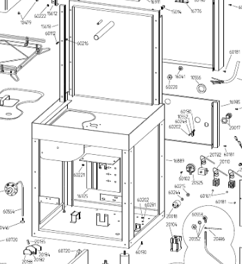 картинка Деталировка для посудомоечной машины Adler CF1201A-BLACK от магазина Одежда+