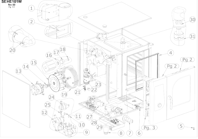 картинка Деталировка для SEHE101W+R00 от магазина Одежда+