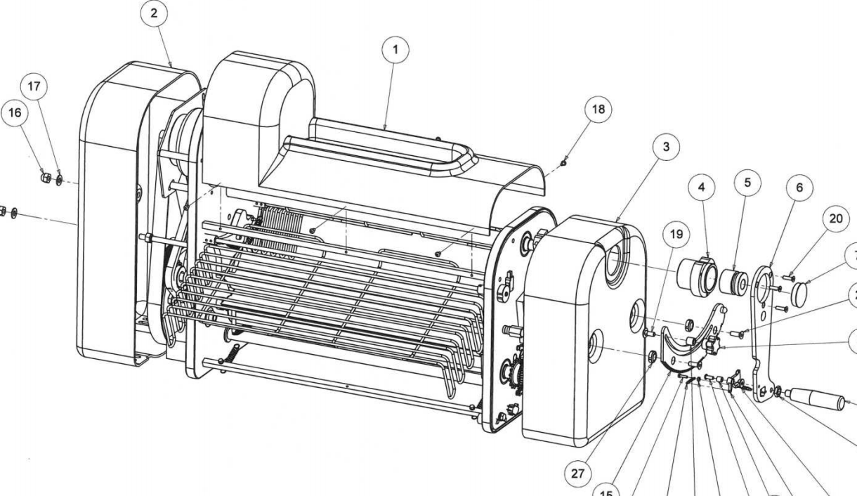 картинка Деталировка для Sigma SFG500T от магазина Одежда+
