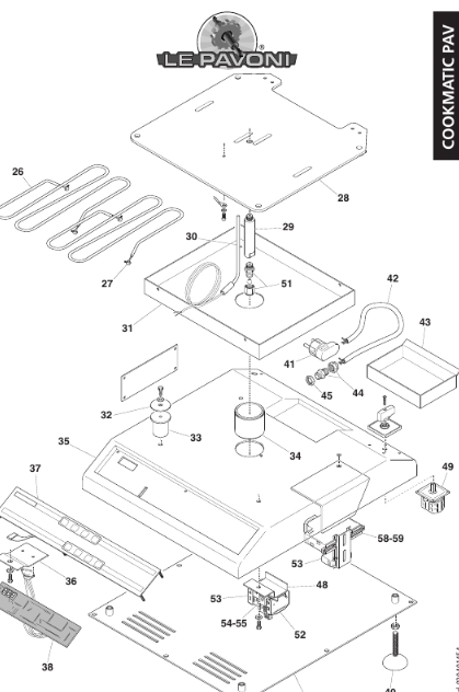 картинка Деталировка для esploso cookmatic_pav от магазина Одежда+