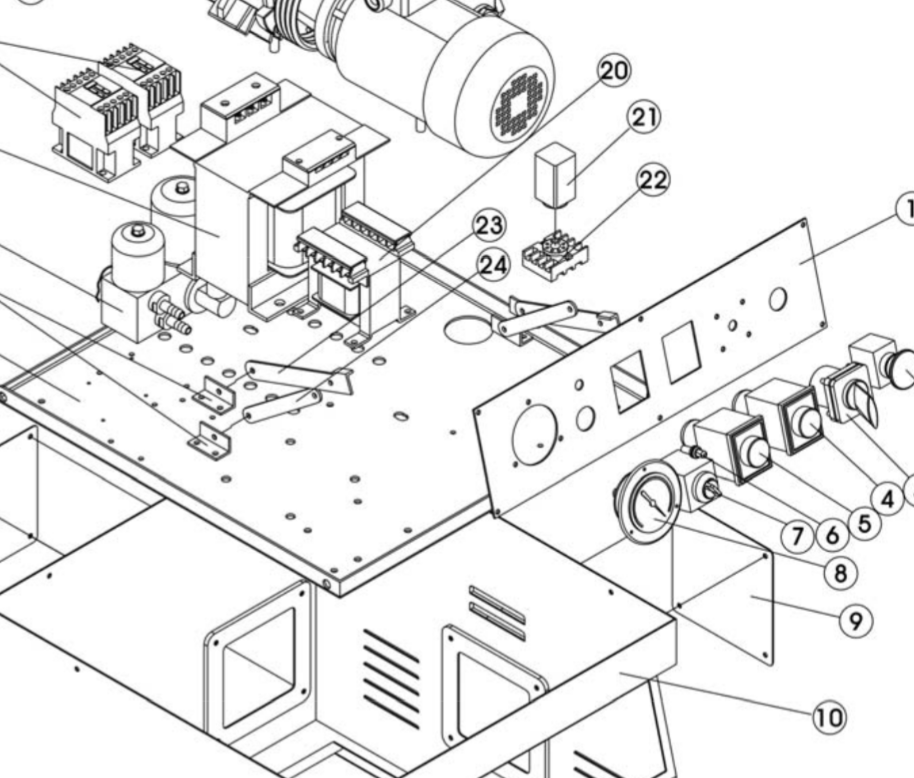 картинка Деталировка Hualian HVC-400_2T от магазина Одежда+