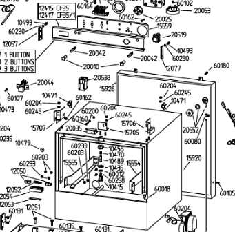 картинка Деталировка для посудомоечной машины Adler CF35DP от магазина Одежда+
