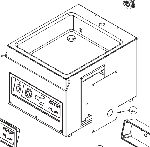 картинка Деталировка для Sammic Вакуумный упаковщик 310T от магазина Одежда+