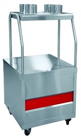 картинка Прилавок для столовых приборов ПСП-70ПМ  /вся нерж./ от магазина Одежда+