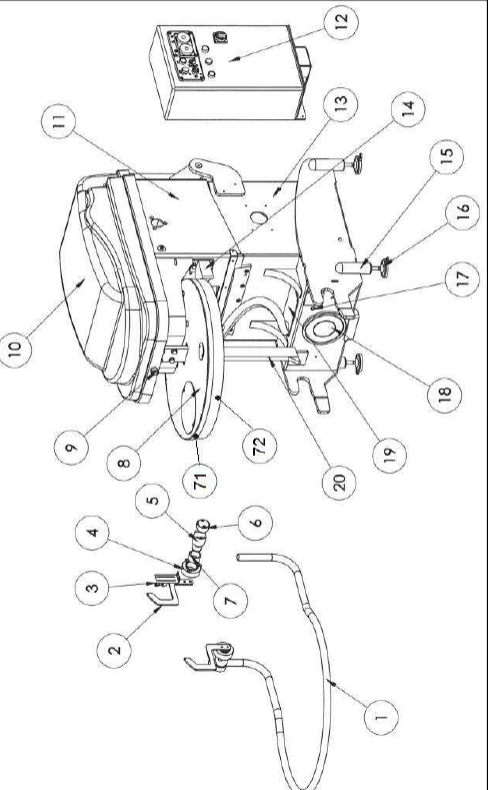 картинка Деталировка для ESPLOSO VE 80 - 120 = VE 80 (sn 2072642) от магазина Одежда+