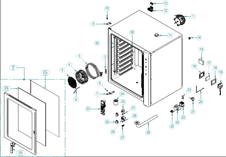 картинка Деталировка для GUA-606EB inoxtrend от магазина Одежда+