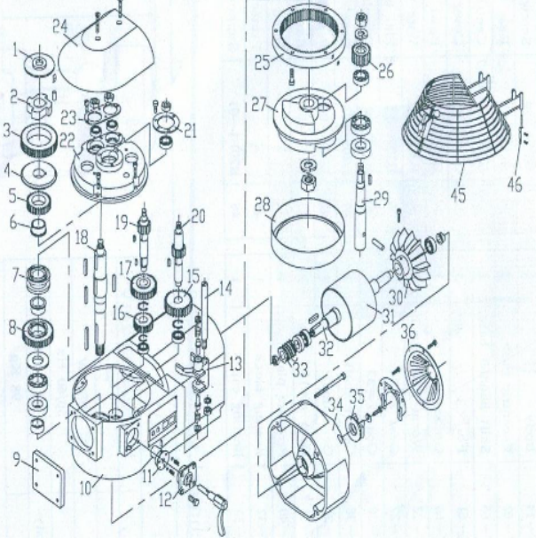 картинка Деталировка для Starfood миксер планетарный B20-F от магазина Одежда+