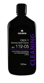 картинка Очиститель-полироль для нержавеющей стали для полировки холодильников, столов, зонтов OLEX-1. Stainless Steel Cleaner 0,5л от магазина Одежда+