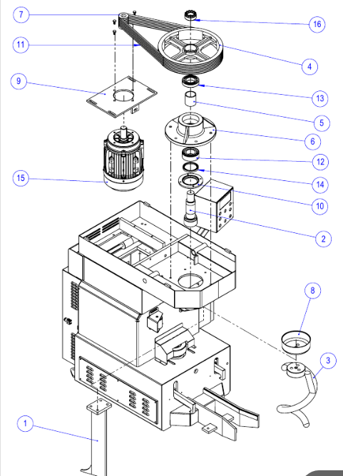 картинка Деталировка для ESPLOSO TRASMISSIONE SPIRALE ME UNIMIX[1] от магазина Одежда+