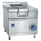 картинка Сковорода электрическая ЭСК-90-0,47-70, цельнотянутая чаша 754х622х197 мм, площадь 0,47 м2, 70 л, опрокидываемая, 900 серия, 840х1045х940 мм, +20…+270 С, 9 кВт, 400 В, вся нерж. от магазина Одежда+