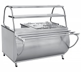 картинка Мармит 1-х и 2-х блюд ЭМК-70МУ универс. паровой (две полки, подсветка, одна конф., с г/ёмкостями, 1500 мм) от магазина Одежда+