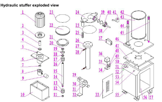 картинка Деталировка для SVA-15-exploded view &part list от магазина Одежда+
