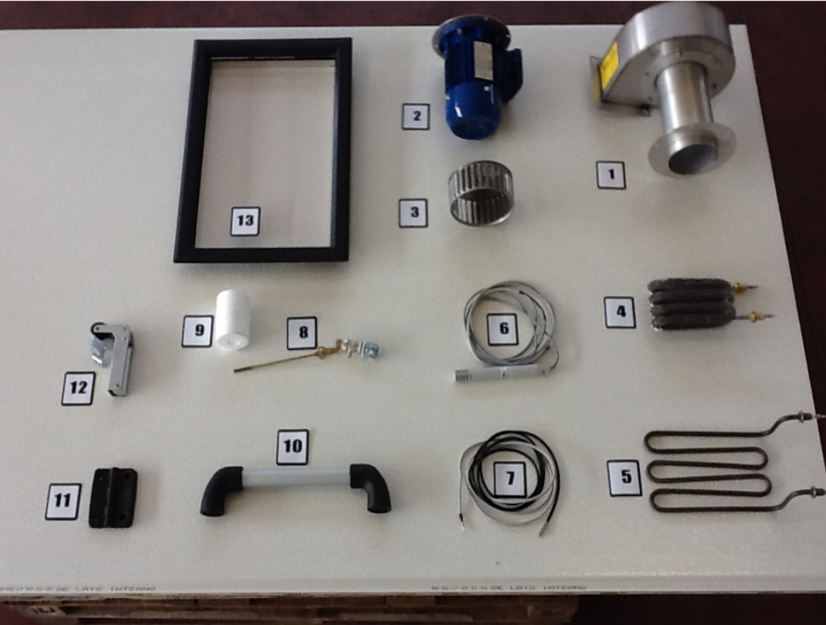 картинка Деталировка для Italbakery RICAMBI PER CELLA от магазина Одежда+