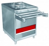 картинка Прилавок ПТЭ-70КМ-80 для подогрева тарелок (80 тарелок, 2х240, 630 мм, нерж.) от магазина Одежда+