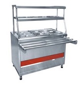 картинка Мармит 2-х блюд ПМЭС-70КМ-60 (две полки, подсветка, с гастроемкостями, 1120 мм) от магазина Одежда+