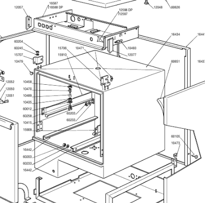 картинка Деталировка для посудомоечной машины Adler CF50A400 от магазина Одежда+