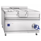 картинка Cковорода электрическая ЭСК-90-0,67-120, цельнотянутая чаша 1100х630х197 мм, площадь 0,67 м2, 120 л, опрокидываемая, 900 серия, 1202х1045х940 мм, +20…+270 С, 15 кВт, 400 В, вся нерж. от магазина Одежда+