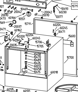 картинка Деталировка для посудомоечной машины Adler DS103 от магазина Одежда+