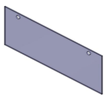 картинка ДВЕРЬ СТЕКЛЯННАЯ ДЛЯ ПЕЧИ - Внутренняя высота камеры 18 см DOOR GLASS FOR DECK OVEN - CHAMBER INNER HEIGHT 18 cm PRC 85 PTRS-0144 от магазина Одежда+