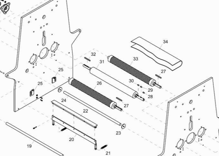 картинка Prismafood тестораскаточная машина ASH500 800 от магазина Одежда+