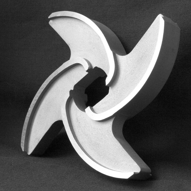 картинка Нож двухсторонний серповидный для волчка ø 160 мм от магазина Одежда+