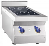 картинка Плита индукционная 2-х конфорочная КИП-27Н, настольная, 400х750х475 мм, 3,5 кВт, 230 В, стеклокерамика 6 мм, режим BOOST, индукционный модуль E.G.O. (возможна установка на модуль нижний МН-02) от магазина Одежда+