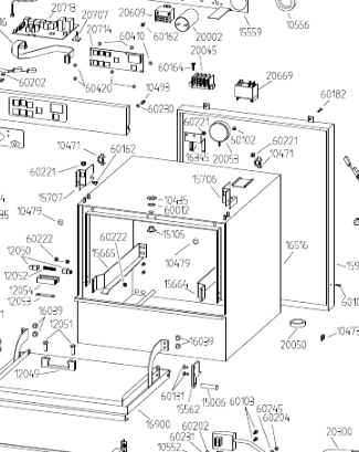 картинка Деталировка для посудомоечной машины Adler CF40E от магазина Одежда+