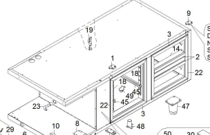 картинка Деталировка для стола охлаждающего Angelo-Po 6SAM от магазина Одежда+