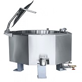 картинка Котел пищеварочный паровой КПЭМ-400П (400 л, сливной кран, пар. рубашка) работа от внешнего парогенератора от магазина Одежда+