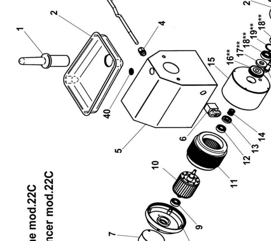 картинка Деталировка мясорубки Fimar TR22C от магазина Одежда+