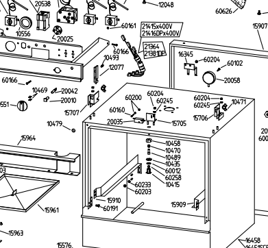 картинка Деталировка для посудомоечной машины Adler CF50DPPD от магазина Одежда+