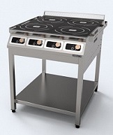 картинка Плита DOMINATOR ПЭИ-4/G3 D  , 3 конфорка по 5 кВт, 1- конфорки по 3,5 кВт ;потребляемая мощность- 18,5кВт. от магазина Одежда+