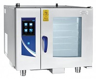 картинка Пароконвектомат ПКА 6-1/1ПП2 (парогенератор, 6хGN-1/1, 120 установленных + память на 360 доп. программ приготовления, 6хGN-1/1, автоматическая мойка, вся нерж, без г/емкостей, 3х-канальный щуп, ЖК экран, сенсорное управление, USB-порт) от магазина Одежда+